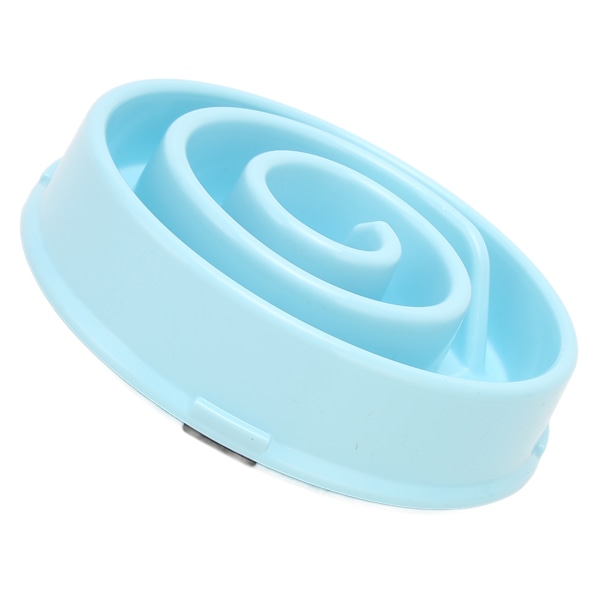 Slow Feeder Dog Bowl Threaded Interactive Bloat Stop Prevent Choking Healthy Puppy Bowl for Small Medium Dogs Blue