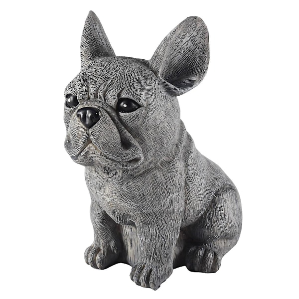 Statue Have Dekoration Hund Resin Dekoration Dackel & Französische Bulldogge Skulptur Home Ornamente 17x12x11CM As Shown