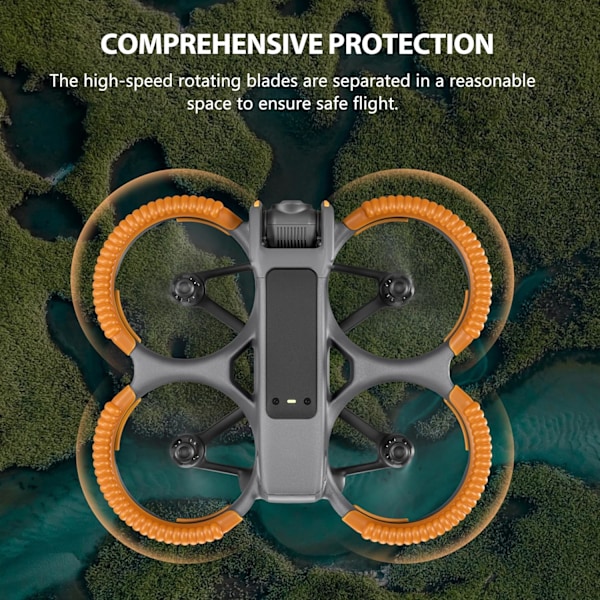 Avata 2 Propellerskydd, Antikollisionsskydd för DJI Avata 2
