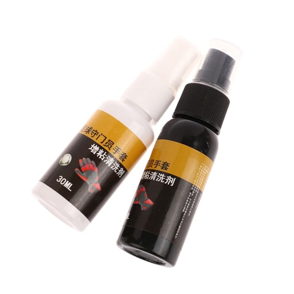 IC 1 stk 30 ml målmandshandske fodboldgrebspray til målmand G Sort