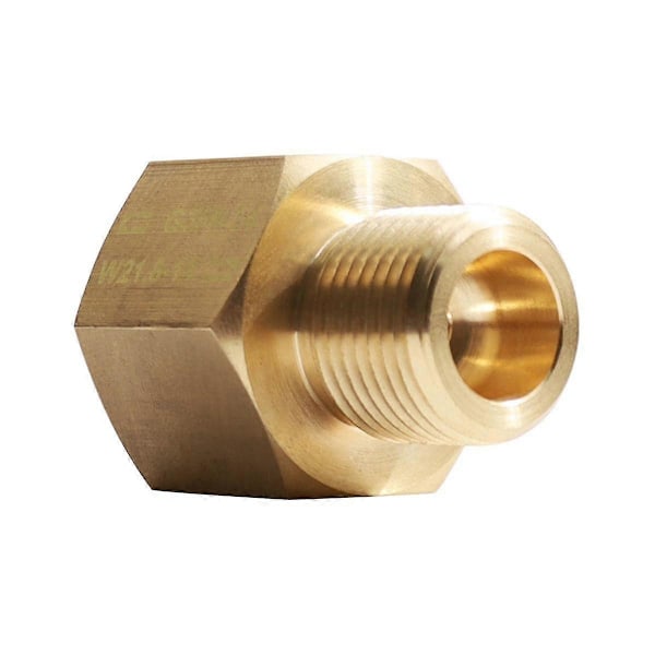 CO2 Soda Cylinder Strömkabel Konverterar Adapter Matchar Quooker Cube Tank Hona G3/4 till Hane W21.8 (LGL)