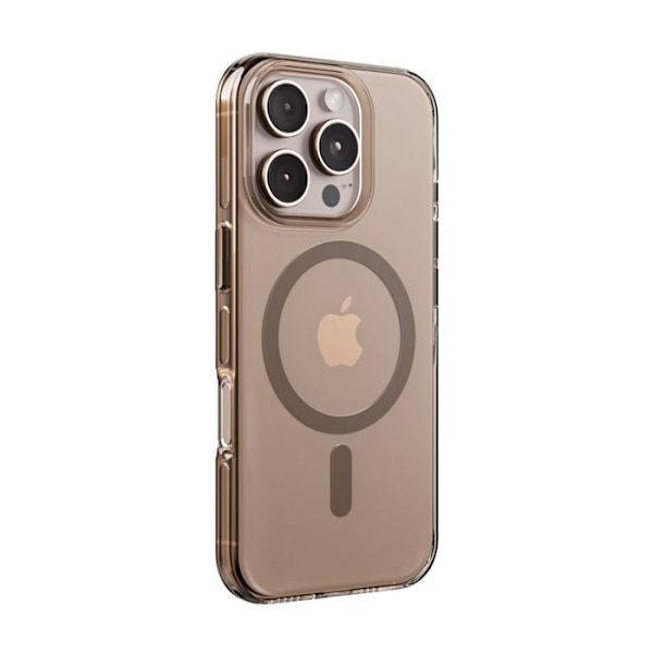 iPhone 16 Pro MagSafe -kuori (desert) Crong Clear MAG Pro{ad}