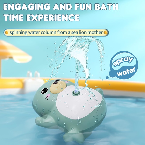 Baby Badelegetøj, Søløve Fancy Spin Spray Vand Badelegetøj til Småbørn 1-3