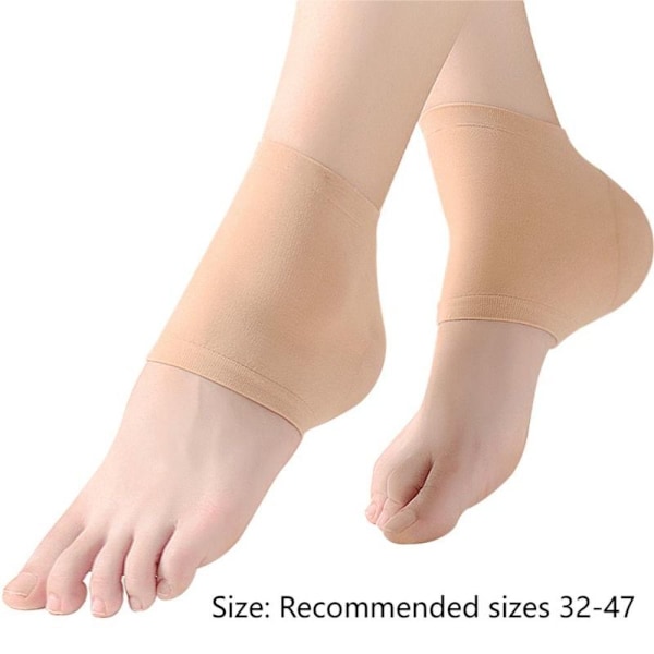 2 par Gel Hälstrumpor Spa Gel Strumpor SVARTA A A svart black A-A