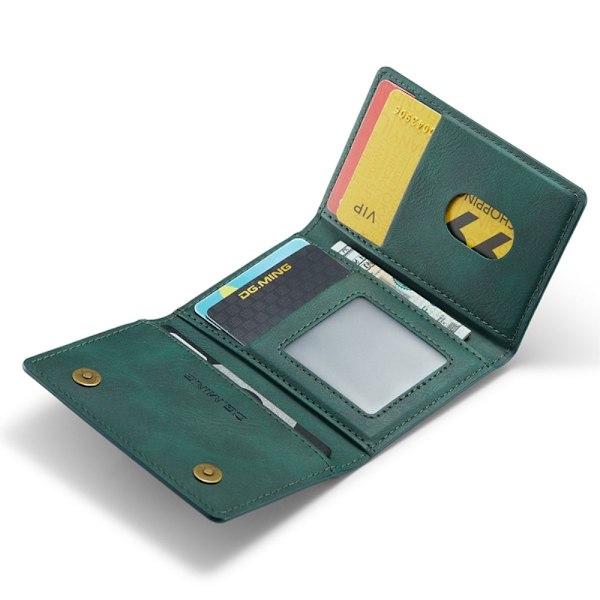 DG.MING Wallet RFID Beskyttelse Med Seddellomme Grøn