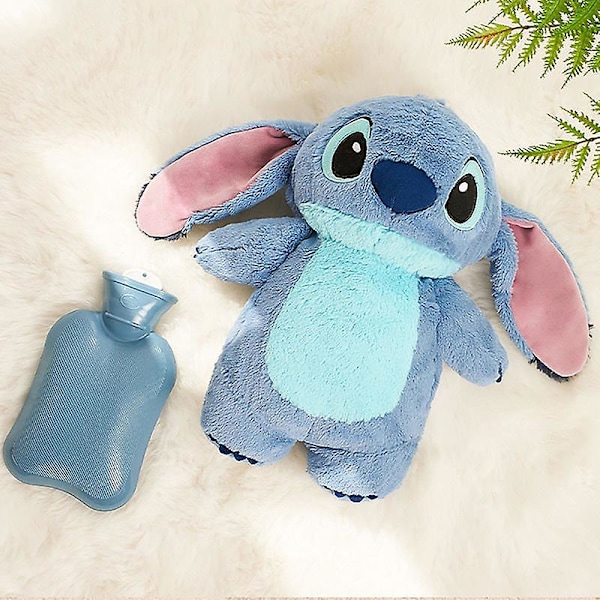 Disney Stitch Animation Vinter Ekstra Stor Plys Termosflaske Håndvarmer