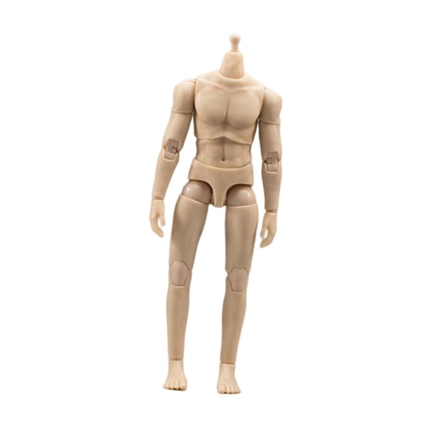 1/12 Mandlig Actionfigur 6inch Mandlig Fleksibel Actionfigur Krop Til Kunst Drenge Hudfarvet