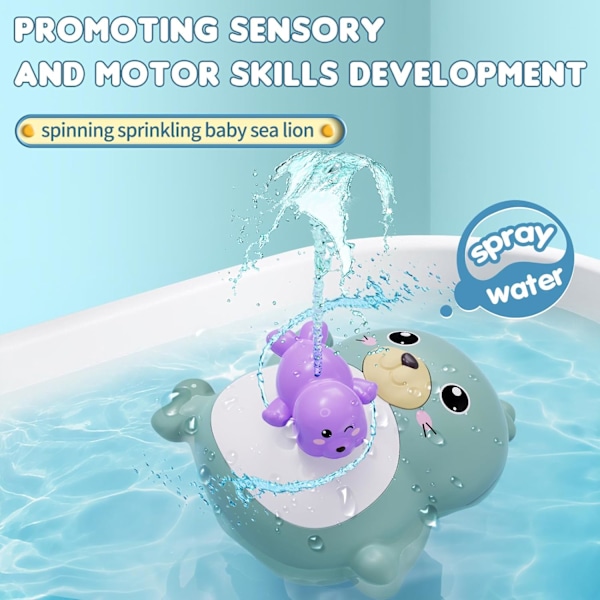 Baby Badelegetøj, Søløve Fancy Spin Spray Vand Badelegetøj til Småbørn 1-3