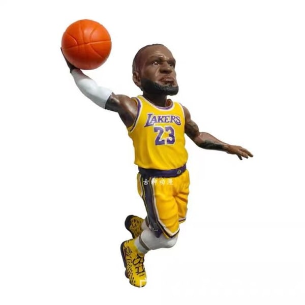 NBA basket superstjärna handgjord Q-version docka docka handgjord modell dekoration LeBron James