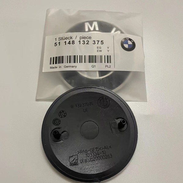 BM-W -embleemin konepellin logo monochrome 82mm