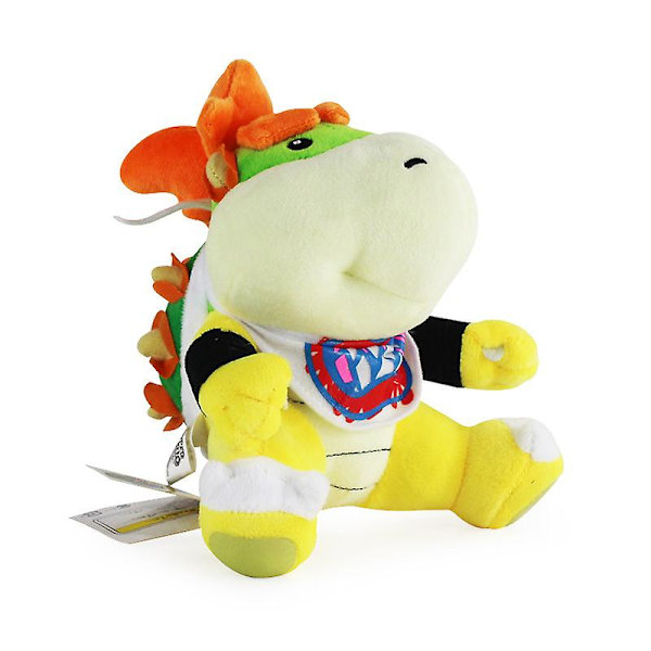 2023 New Kawaii Cartoon Bowser Fire Dragon Plush Toy Soft Decoration Birthday Gift Baby Play Soothing Plush Doll Creative Turtle Shell