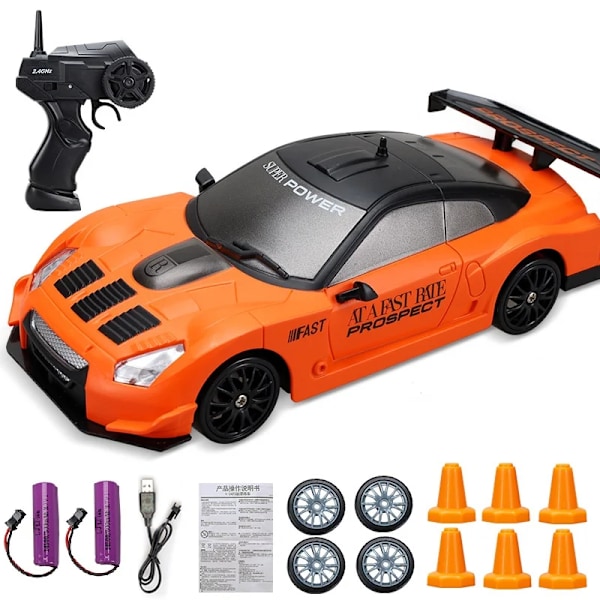 2.4G Hög Hastighet Drift RC Bil 4WD Leksak Fjärrkontroll AE86 Modell GTR Fordon Bil RC Racing Bilar Leksak för Barn Julgåvor