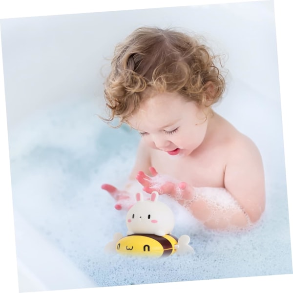 3 st Baby Badleksaker Hår Elastik Baby Badkar Baby Badkar Barn Lekset Kanin