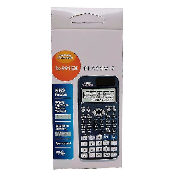 Fx-991ex / Fx-991es Plus Videnskabelig Lommeregner Sort X