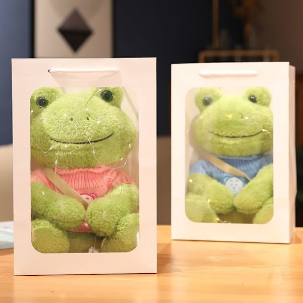 Apricot Lamb Toys Plysch Sammet Groda Gosedjur Mjukt Gosigt Perfekt för Barn (Grön Groda, 10 Tum)