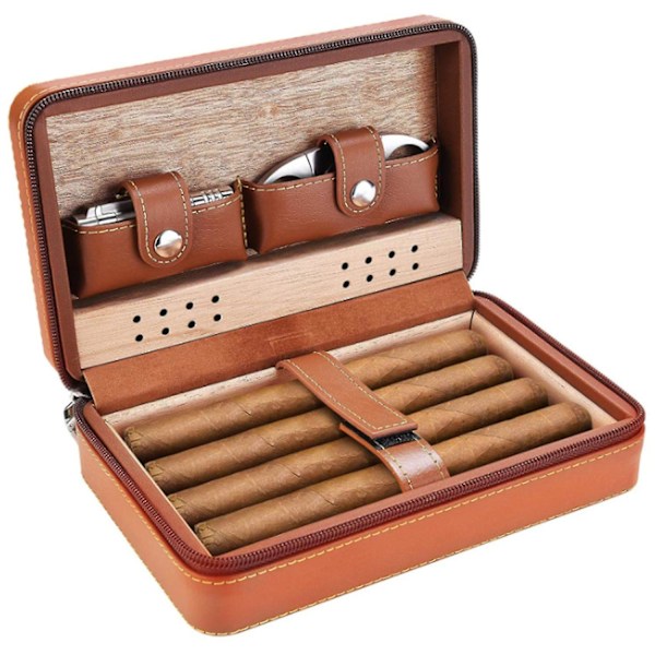 Stora Humidors Humidor-kotelo Kannettava matkahumidori Humidifi