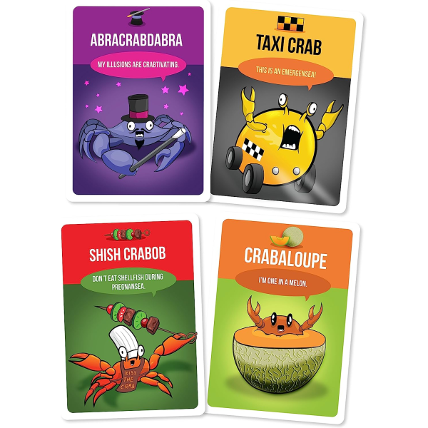 Exploding Kittens CRABS-CORE Du har krabber: Et kortspil fra skaberen af eksploderende killinger You've Got Crabs You've Got Crabs