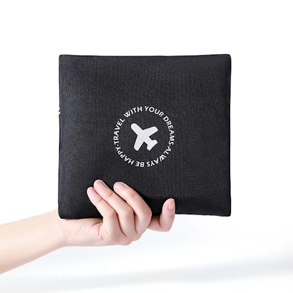 Kabinbag 40x20x25 cm för Ryanair Godkänd Storlek Vikbar Väska Rese Duffelväska Under Sätet Bagagehållare