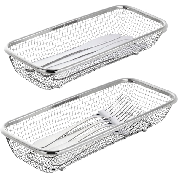 2-pack Köksavlopp i Rostfritt Stål, Hållbart Besticksställ