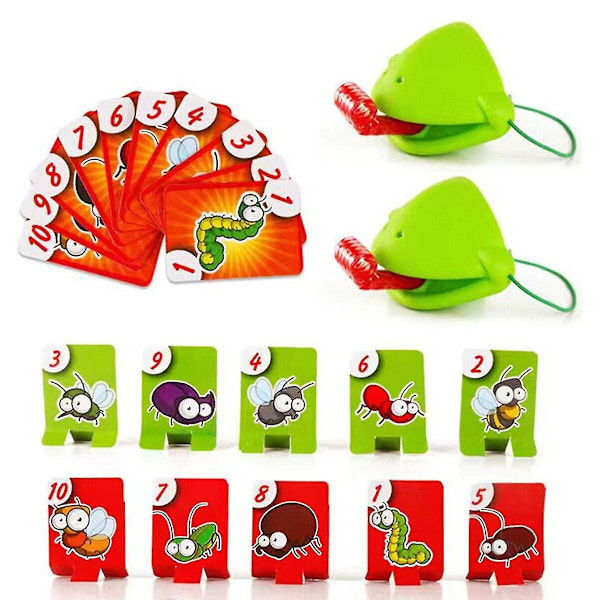 Frog Mouth Tic Tac Tongue Catch Game Joint Take Card-eat Pest Desktop Board Game Tw