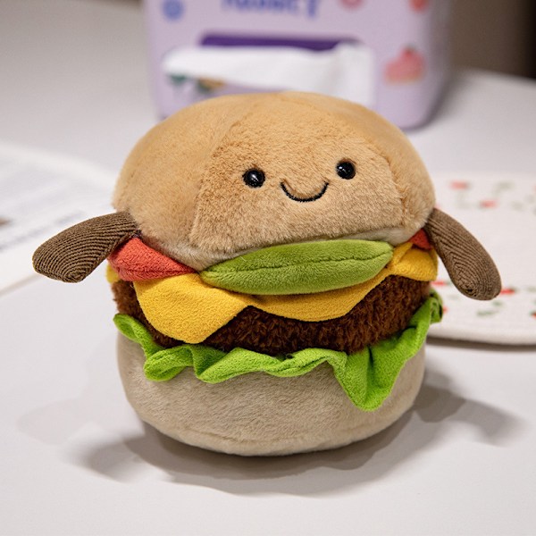 Jellycat gosedjursserie capybara gosedjur docka grossist 15cm hamburger