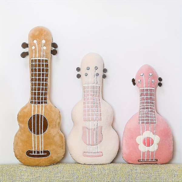 Kukka Kissa Ukulele Kitaran Muotoinen Ragdoll Nukke Tyyny Lasten Lelut Söpö Tyttö Lahja