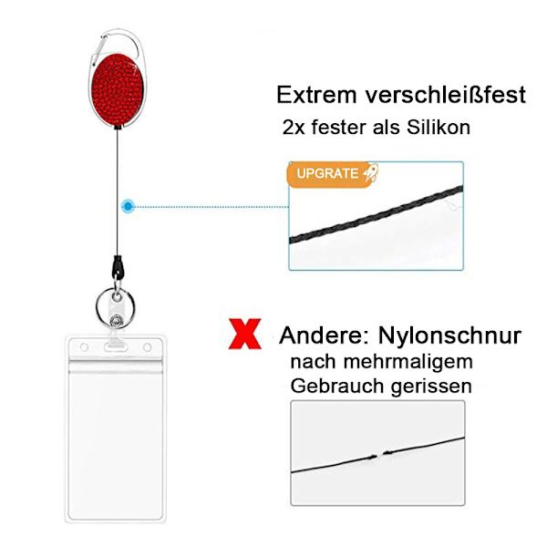 Infällbar nyckelring 3 st JoJo ID-kortshållare Infällbar Nyckel Jojo Glitter Infällbar nyckelring ID-kortshållare Infällbar Yo-Yo