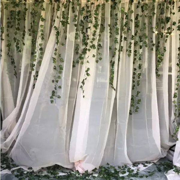 25 meter Efeu Guirlande / Blad Guirlande - 2m lang【ad】 Green Grön
