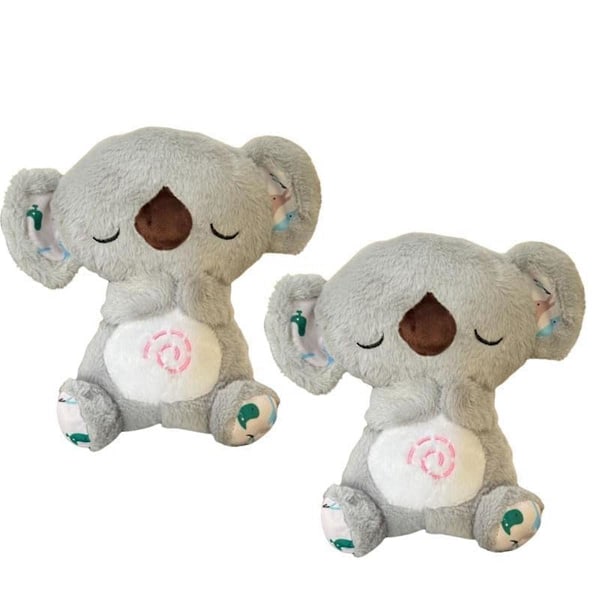 Calming Otters Anxiety Otters Sleep Otters Anxiety Relief Koala the Relief Koala Breathing Plush Toy with Music 2Pcs