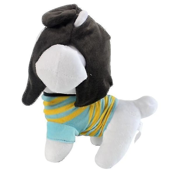 Black-haired Pug Plush Toy Soft Plush Children's Gift