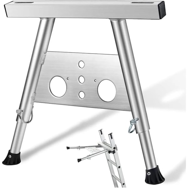 Straight Folding Stabilizer in Aluminum Alloy and Steel, Load 175kg, Motorhome, Caravan, Motorhome, Accessories Support