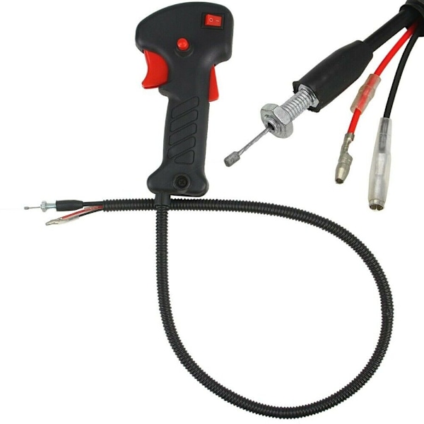 Brush Cutter Lawn Mower Handle Switch Throttle Trigger Cable