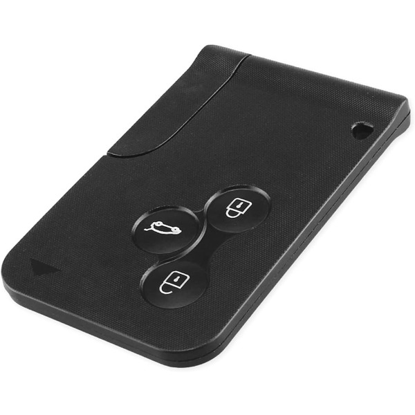 3-knappar Bil fjärrkontroll Nycklel, fjärrkontroller bilnyckel skydd ska ersättning för Re-nault Megane 2 Scenic 2 Clio 3 (433 MHz PCF7947 chip) 1 föremål