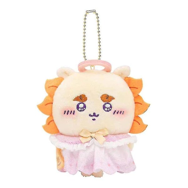 Chiikawa Cute Plush Angel Doll Keychain Pendant Fluffy Soft Stuffed Devil Toy