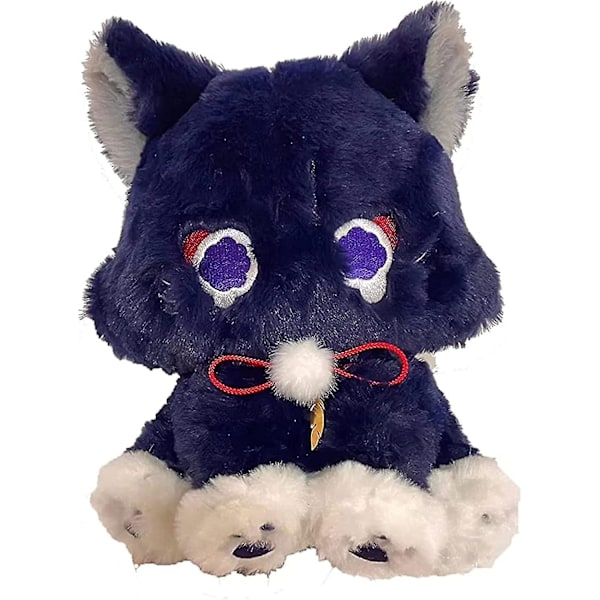 Kattplyschleksak, 8,7\" Scaramouche plyschdocka Animefigur Mjuk stoppad present till spelfans