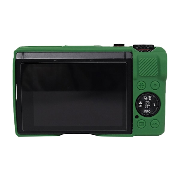Blødt silikoneetui med linsebeskytter til Canon PowerShot G7 X Mark III / G7X3{ad} Grön