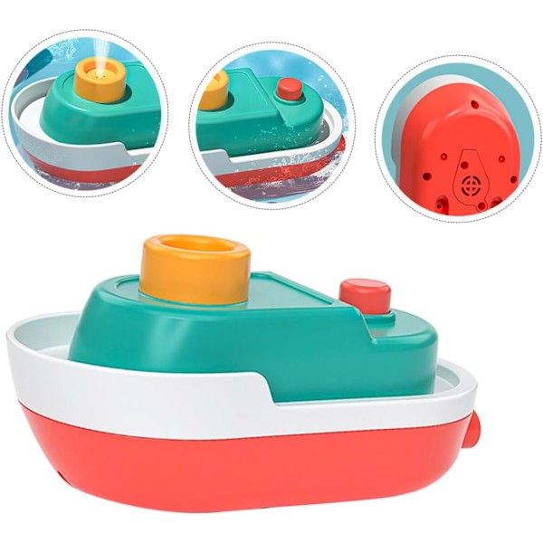 Vandsprøjt Badelegetøj Børne Vandsprøjte Baby Badelegetøj Mini Båd Figur Badekar