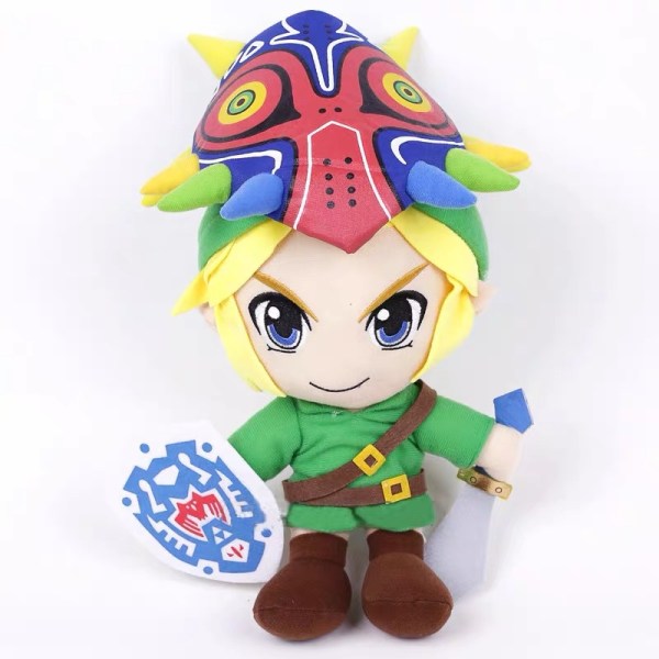 Sæt med 2 legendariske links: Stor 25 cm plys fra Zelda-sagaen