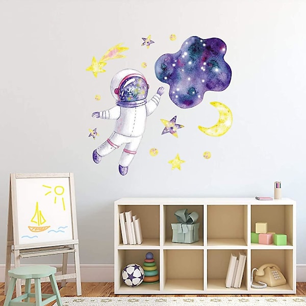 Astronaut Wall Stickers Måne Wall Stickers Wall Sticker Univers Wall Stickers