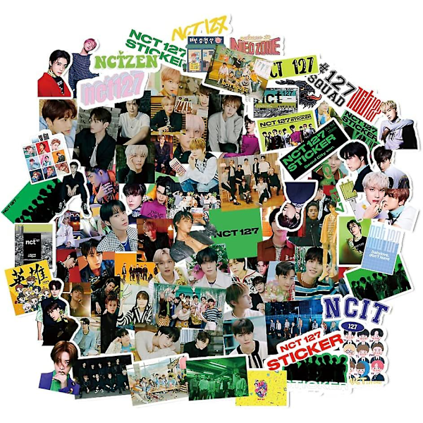 93pcs Nct127 Sticker Pack Nct127 Sticker Album Sticker For Fans Cartoon Waterproof Sticker Nct127 Sticker