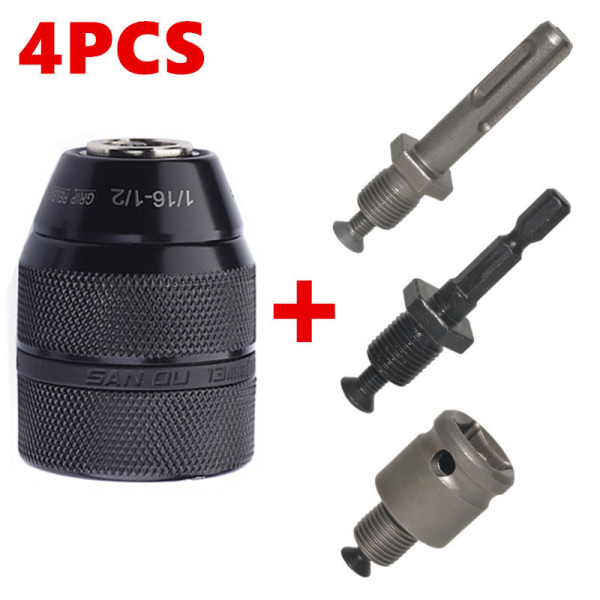 4pcs1/2-20UNF 2-13 mm Heavy Duty Professionell borrchuck