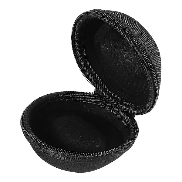 Herre smykkearrangør bærbar urkasse rejseurkasse enkelt urkasse urrejseetui Black 9.5X5.5CM