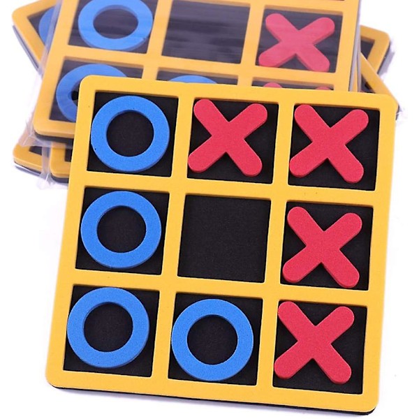 Tic-Tac-Toe XO Klassisk Brætspil - Sjovt Lærende Familiespil