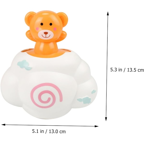 1 stk. Badeværelses Sprinkler Baby Badelegetøj Flydende Badelegetøj Dyr Svømmelegetøj Babys