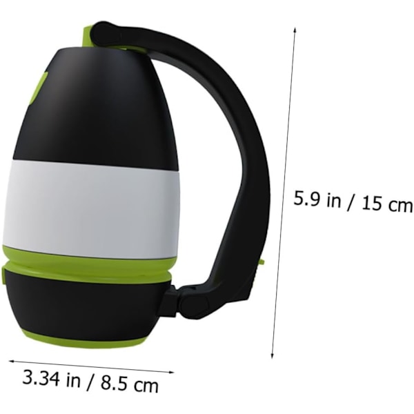 2 kpl Campfire LED -retkilyhtyvalot Ladattavat retkilyhdyt Ulkovalaisin Retkilyhty LED-taskulamppu