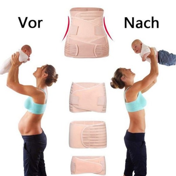 Slimming Belt 3 i 1 Postpartum Abdominal Support Recovery Belt XL