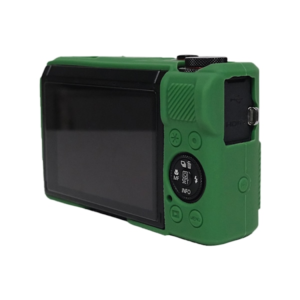 Blødt silikoneetui med linsebeskytter til Canon PowerShot G7 X Mark III / G7X3{ad} Grön