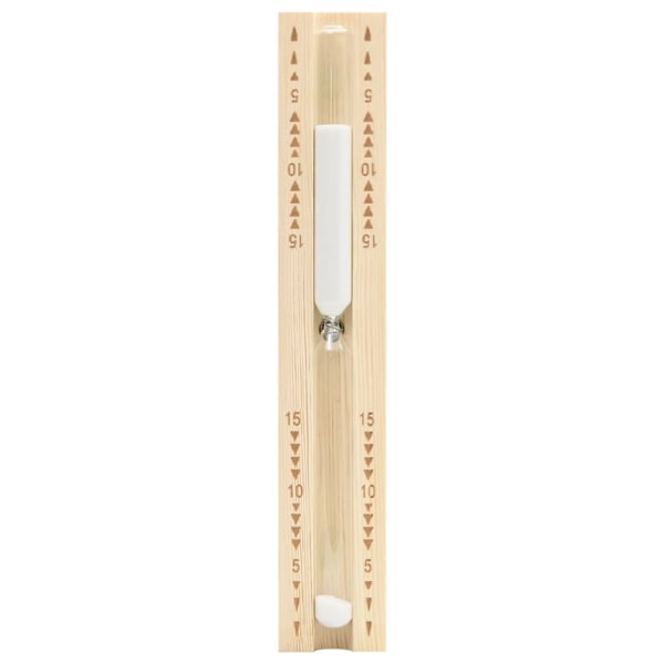 vidaXL 2-i-1 Bastutermometer & Hygrometer Timglas Set Massiv Furu 700