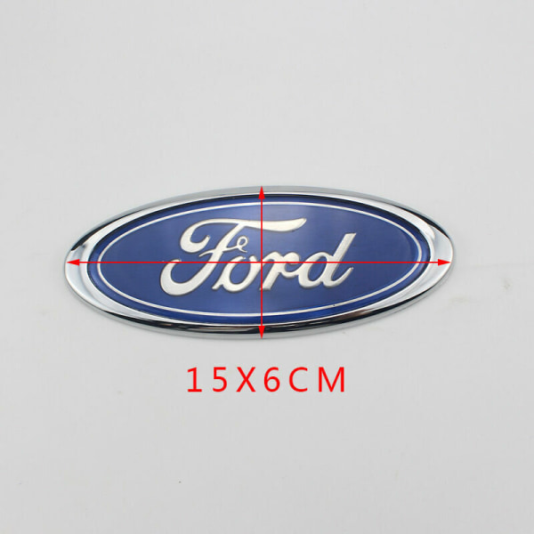 Pin Blå Ford Oval Grill Emblem Transit MK6 MK7 2006-2014