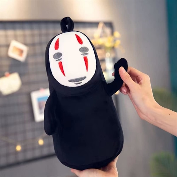 No Face Man Plyschleksak Samlarobjekt Anime, 36CM (Röd-1, Medium)